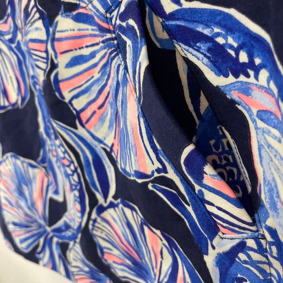 LILLY PULITZER Bright Navy In Reel Life Booker Popover Size XXS - Picture 7 of 14